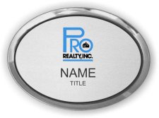 (image for) Pro Realty Inc. Oval Executive Silver badge