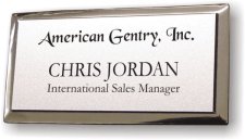 (image for) American Gentry Executive Silver Badge