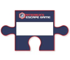 (image for) Americas Escape Game Shaped Name Badge