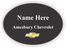 (image for) Amesbury Chevrolet Black Oval Badge