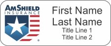 (image for) AmShield Insurance Standard White badge - Long Titles
