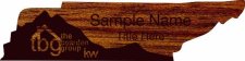 (image for) Keller Williams - The Bearden Group Shaped Bloodwood Laser Engraved badge