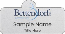 (image for) City of Bettendorf Silver Shaped Badge
