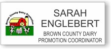 (image for) Brown County UW-Extension White Badge