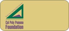 (image for) Cal Poly Foundation Gold Logo Only Badge