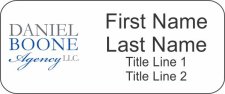 (image for) Daniel Boone Agency LLC Standard White badge - Long Titles