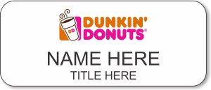 (image for) Dunkin\' Donuts White Badge