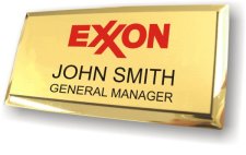 (image for) Exxon Executive Gold Badge