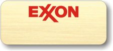 (image for) Exxon Gold Logo Only Badge