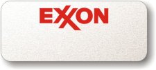 (image for) Exxon Silver Logo Only Badge