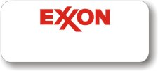 (image for) Exxon White Logo Only Badge