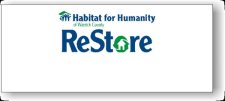 (image for) Habitat for Humanity of Warrick County ReStore White Badge
