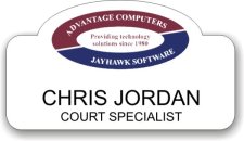 (image for) Jayhawk Software White Shaped Badge