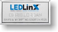 (image for) LEDLinX Executive Silver Badge