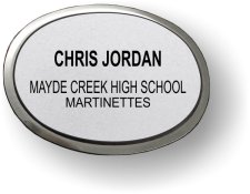 (image for) Mayde Creek High School Silver Executive Oval Badge