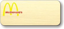 (image for) McDonald's Gold Logo Only Badge
