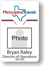 (image for) Metroplex Transit Photo ID Badge