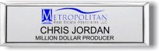 (image for) Metropolitan Real Estate Associates Small Silver Executive Badge