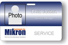 (image for) Mikron Instruments, Inc. Photo ID Badge