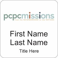(image for) Park Cities Presbyterian | pcpc missions - Round Corners White Badge