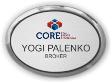 (image for) CORE Real Estate Brokerage Executive Silver Oval badge