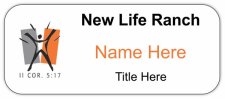(image for) New Life Ranch White Badge