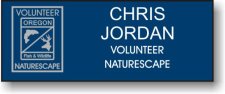 (image for) ODFW Fish & Wildlife Volunteer Naturescaping Silver Logo Blue Badge