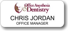 (image for) Office Anesthesia & Dentistry White Badge