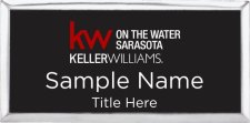 (image for) Keller Williams On The Water Sarasota Executive Silver Badge w/ Black Insert