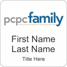 (image for) Park Cities Presbyterian Church Family with Tagline - Round Corners White badge