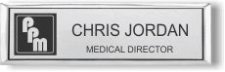 (image for) Physician Pain Management Small Executive Silver Badge
