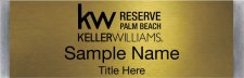 (image for) Keller Williams Reserve Palm Beach Small Meridian Silver badge