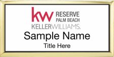 (image for) Keller Williams Reserve Palm Beach Gold Executive White Badge