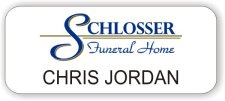 (image for) Schlosser Funeral Home White Badge