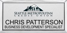 (image for) Seattle Metropolitan Credit Union Executive Silver Badge (Logo A)