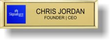(image for) Signature Brands Small Gold Executive Badge