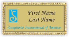 (image for) Soroptimist International of Americas Bling Gold badge