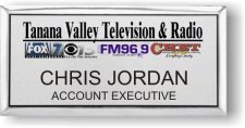 (image for) Tanana Valley Television and Radio Silver Executive Badge