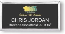 (image for) Terra Homes & Estates Black Silver Executive Badge