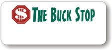 (image for) The Buck Stop White Logo Only Badge