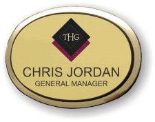 (image for) The Hotel Group Gold Executive Oval Badge