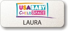 (image for) USA Baby and Child Space Silver Badge
