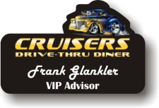 (image for) Voyager Classics Cruisers Logo Shaped Black Badge