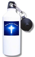 (image for) Divine Mission Church Water Bottle - White