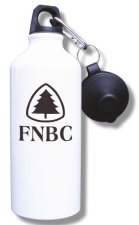 (image for) First National Bank of Crossett Water Bottle - White