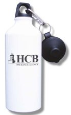(image for) Hardin County Bank Insurance Agency, The Water Bottle - White