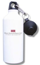 (image for) Harter Secrest & Emery LLP Water Bottle - White