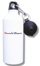 (image for) Herencia Hispana Water Bottle - White