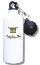 (image for) Images, Inc. Water Bottle - White