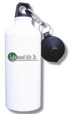 (image for) Lakewood Title, LLC Water Bottle - White